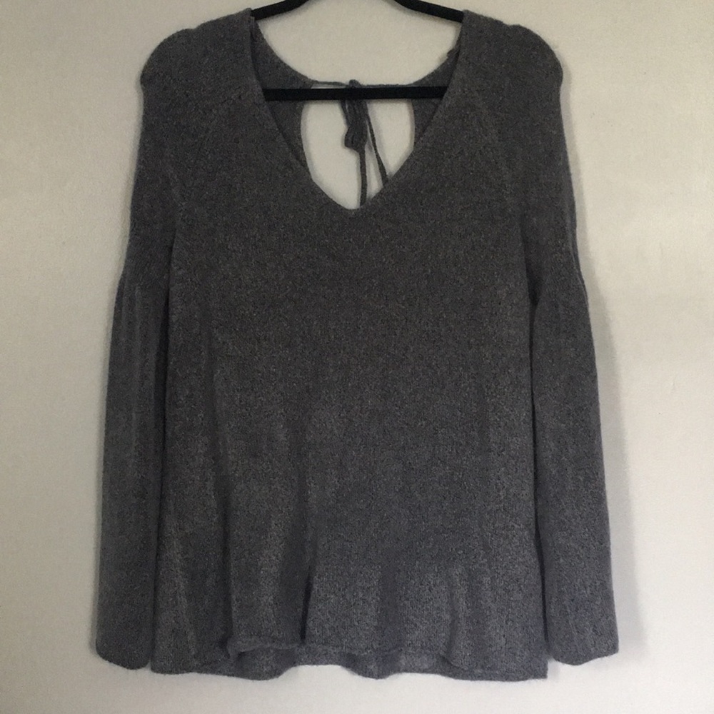 Bell sleeve sweater